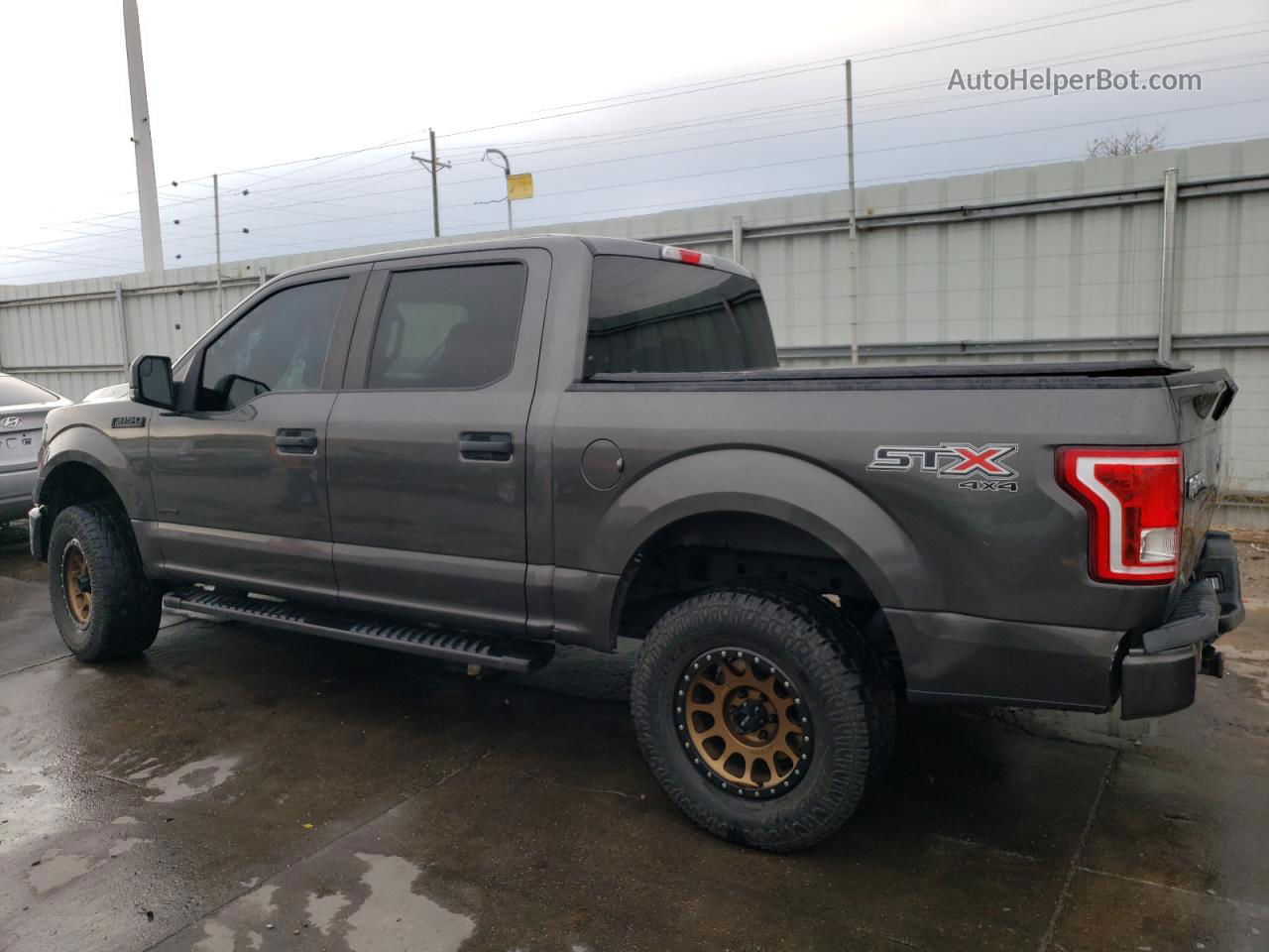 2017 Ford F150 Supercrew Gray vin: 1FTEW1EP9HKE47619