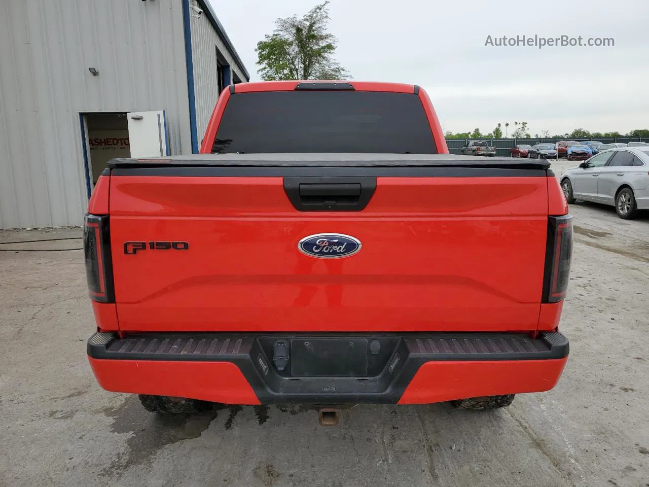 2017 Ford F150 Supercrew Red vin: 1FTEW1EP9HKE51136