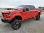 2017 Ford F150 Supercrew Red vin: 1FTEW1EP9HKE51136