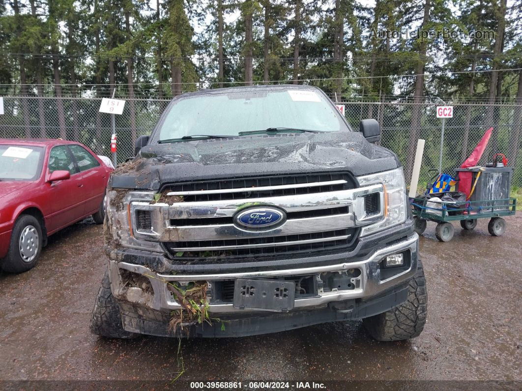 2018 Ford F-150 Xlt Black vin: 1FTEW1EP9JFA11237