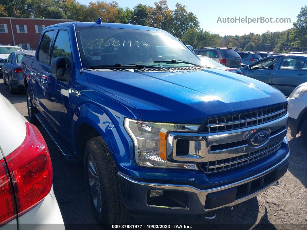 2018 Ford F-150 Xl/xlt/lariat Blue vin: 1FTEW1EP9JFD30606