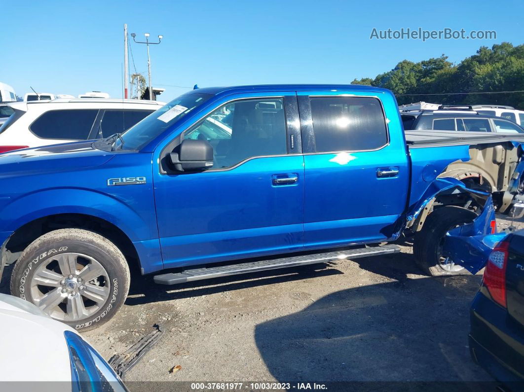 2018 Ford F-150 Xl/xlt/lariat Blue vin: 1FTEW1EP9JFD30606