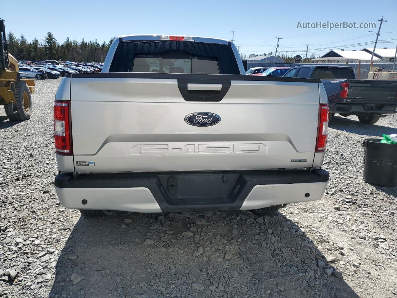 2018 Ford F150 Supercrew Silver vin: 1FTEW1EP9JFD90580