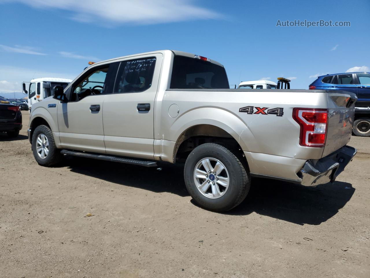 2018 Ford F150 Supercrew Cream vin: 1FTEW1EP9JKE18269