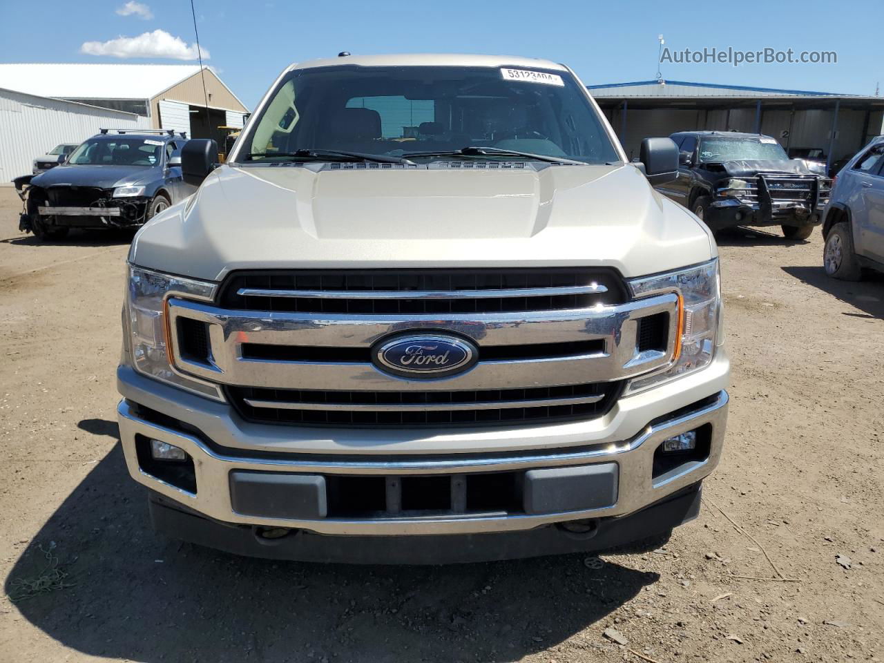 2018 Ford F150 Supercrew Cream vin: 1FTEW1EP9JKE18269