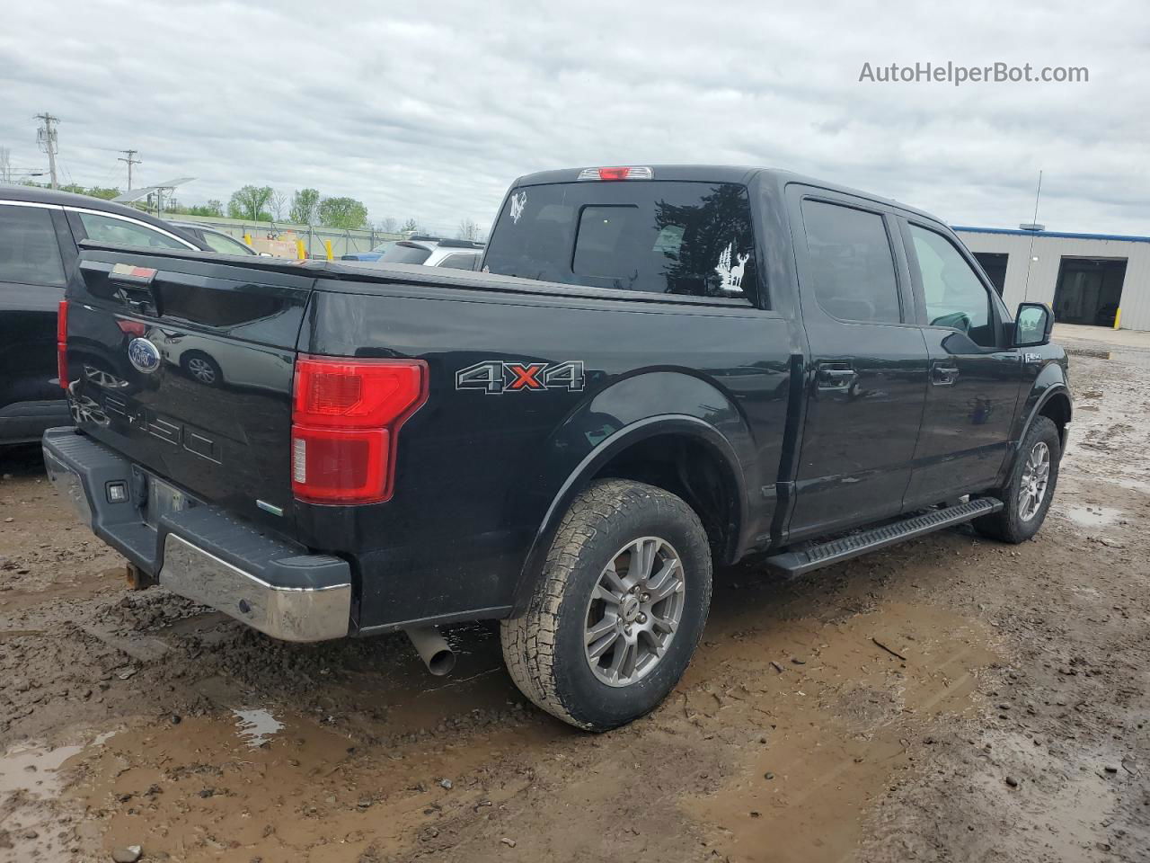 2018 Ford F150 Supercrew Черный vin: 1FTEW1EP9JKF31719