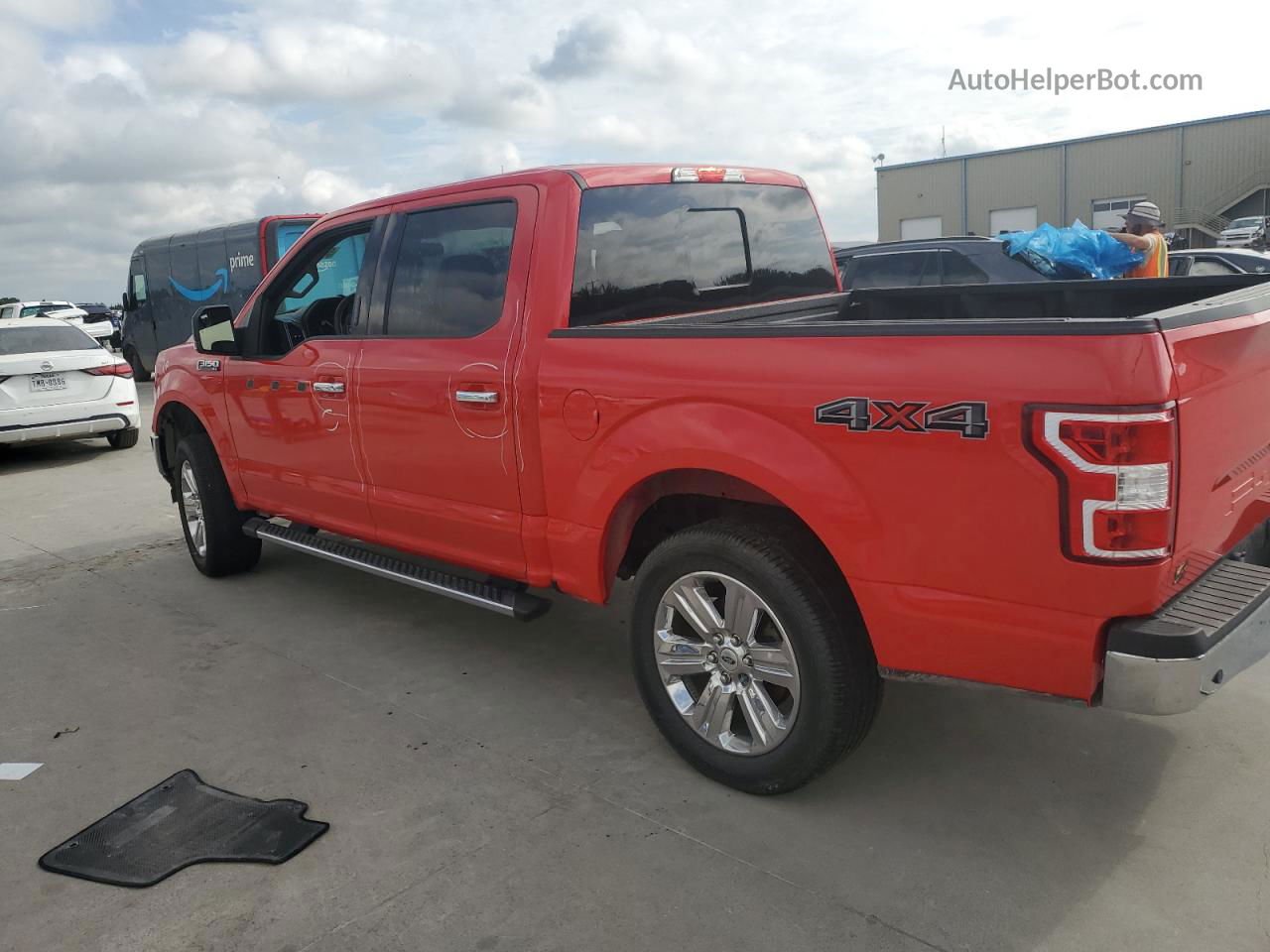 2019 Ford F150 Supercrew Красный vin: 1FTEW1EP9KFD51876