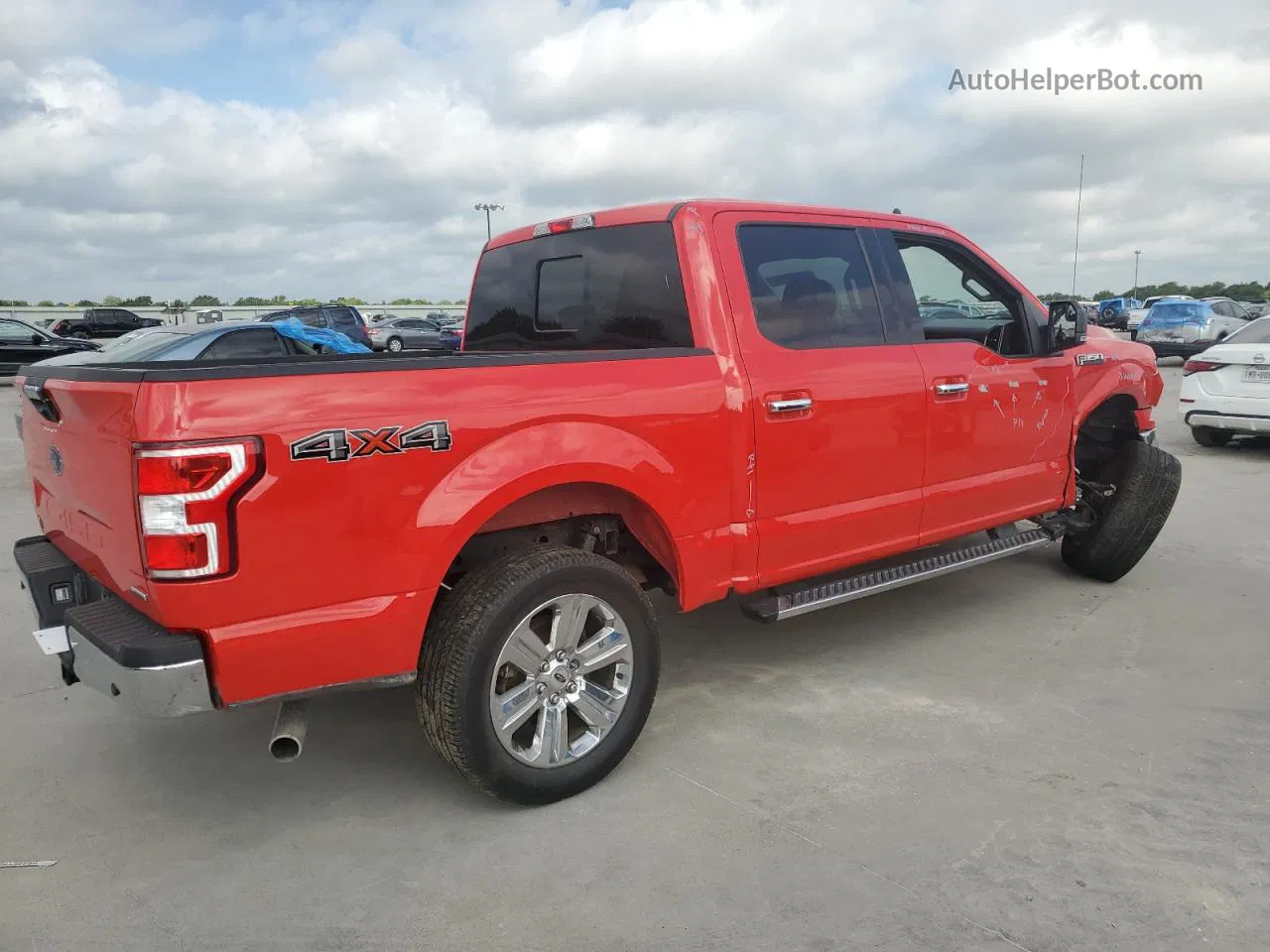 2019 Ford F150 Supercrew Красный vin: 1FTEW1EP9KFD51876