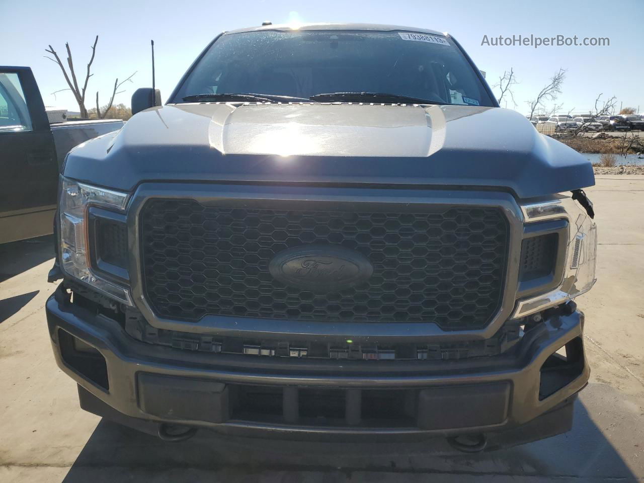 2019 Ford F150 Supercrew Gray vin: 1FTEW1EP9KKD81256