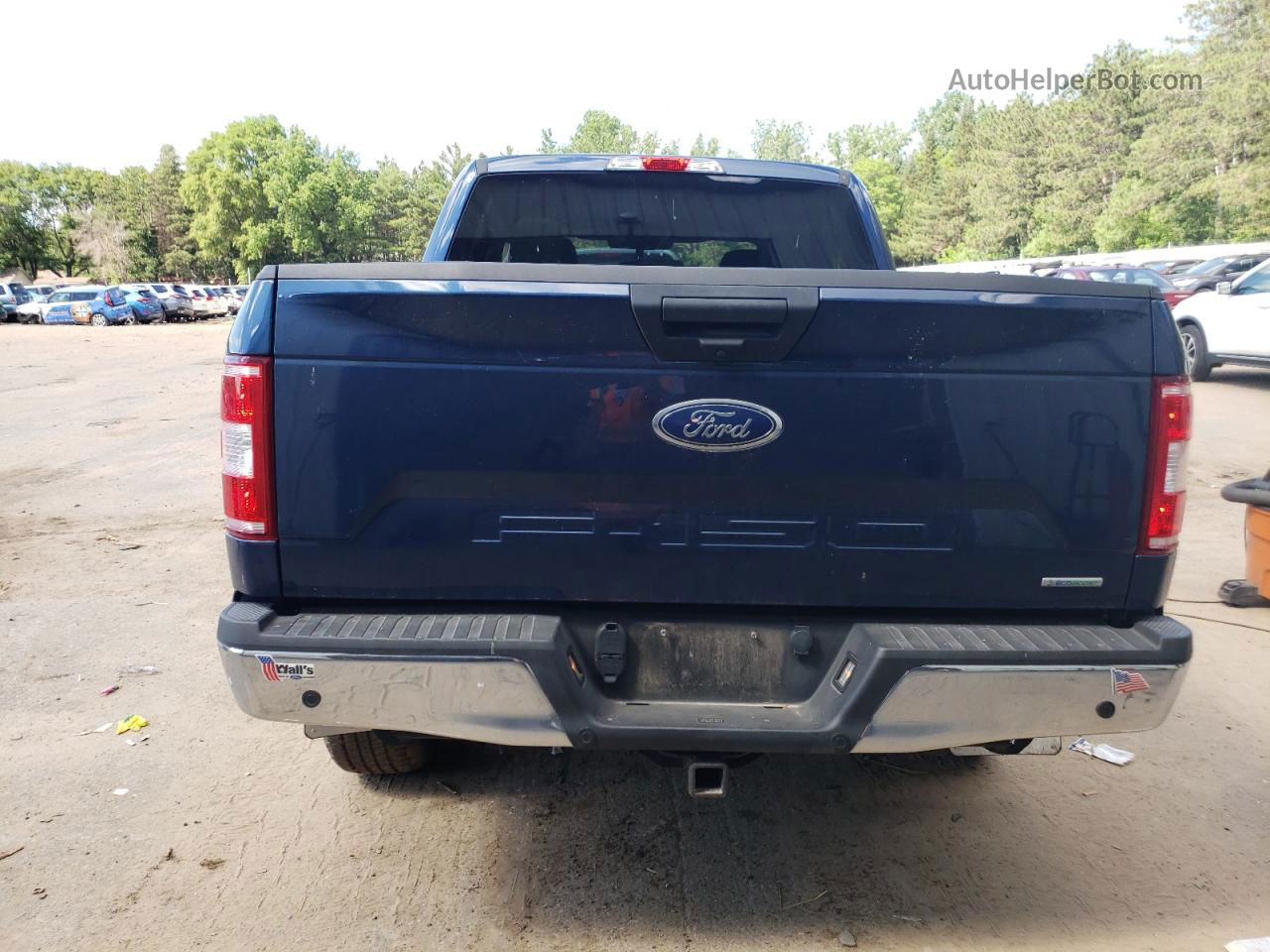 2019 Ford F150 Supercrew Blue vin: 1FTEW1EP9KKE43576