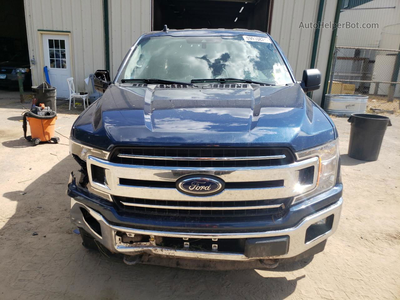 2019 Ford F150 Supercrew Blue vin: 1FTEW1EP9KKE43576