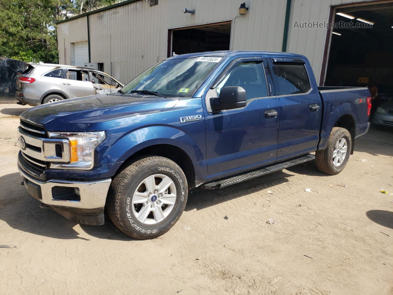 2019 Ford F150 Supercrew Blue vin: 1FTEW1EP9KKE43576