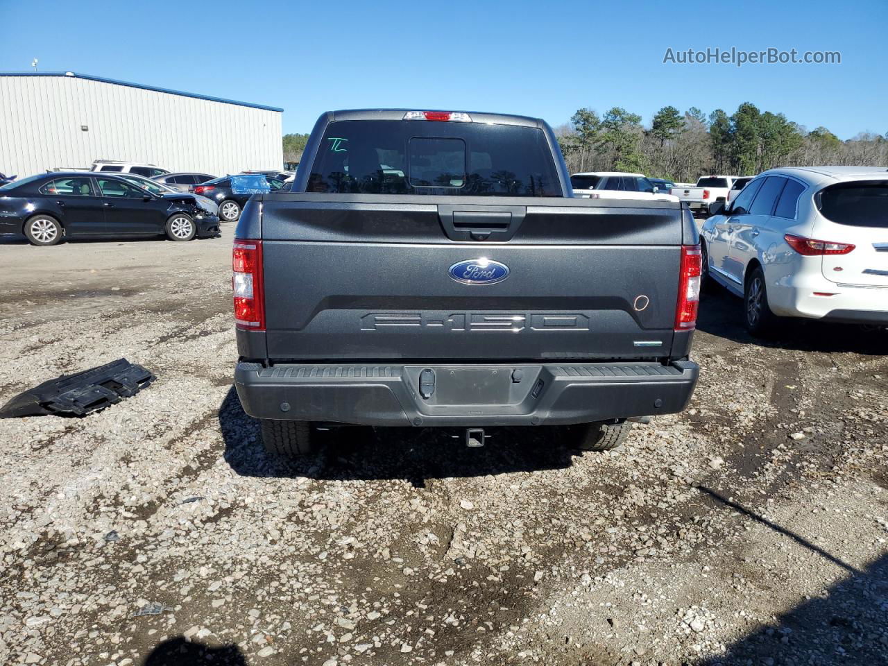 2020 Ford F150 Supercrew Gray vin: 1FTEW1EP9LFB86428