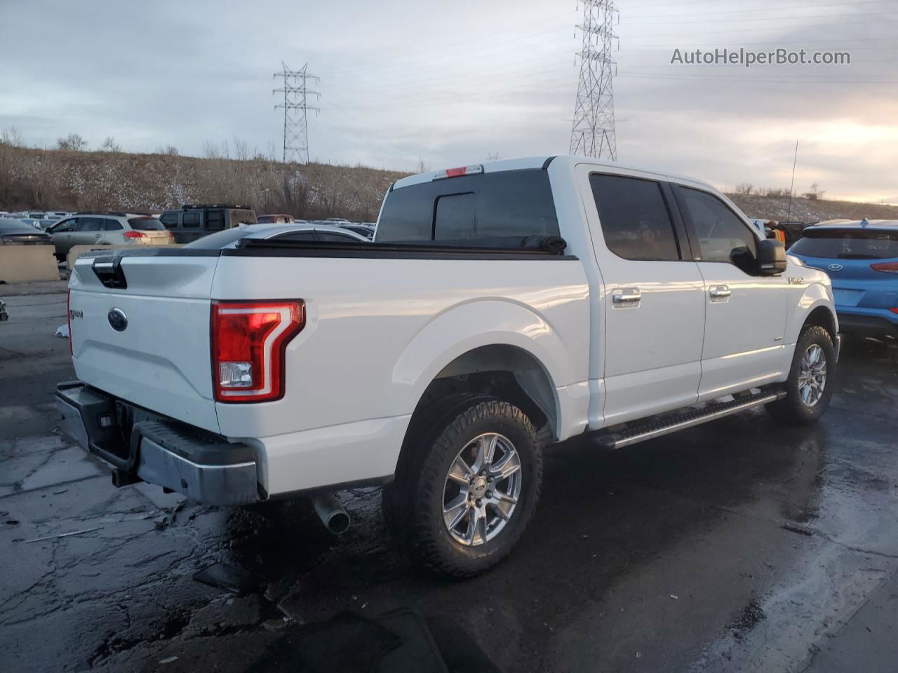 2017 Ford F150 Supercrew White vin: 1FTEW1EPXHFA73823