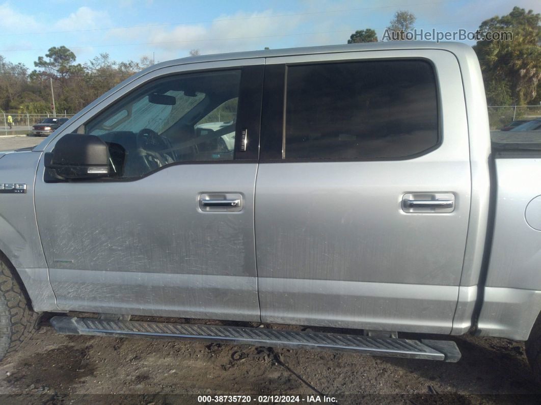 2017 Ford F-150 Xlt Silver vin: 1FTEW1EPXHFB97770