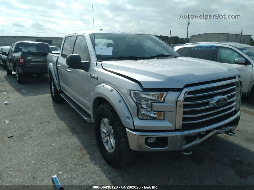 2017 Ford F-150 Xlt Silver vin: 1FTEW1EPXHKC52869