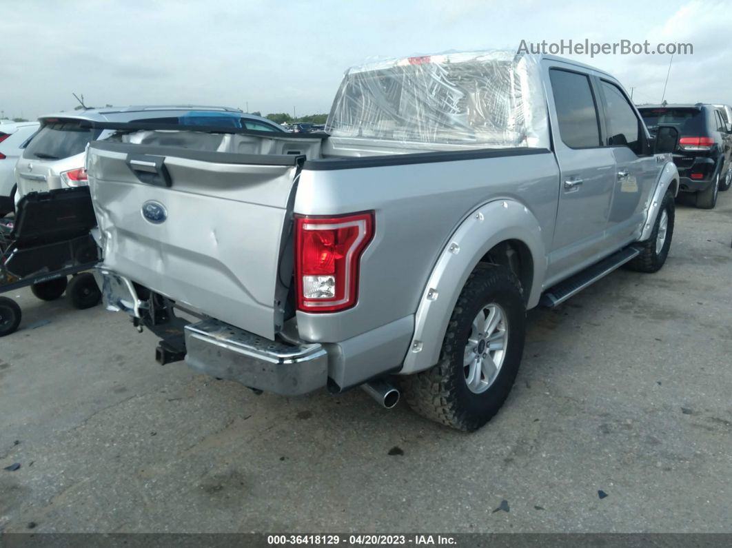 2017 Ford F-150 Xlt Silver vin: 1FTEW1EPXHKC52869