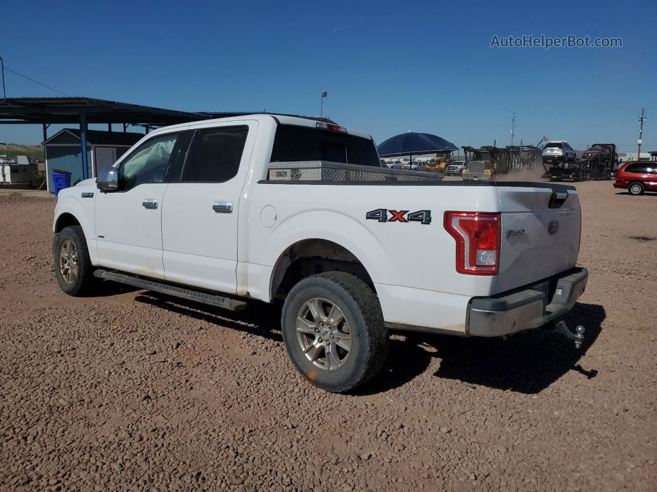 2017 Ford F150 Supercrew White vin: 1FTEW1EPXHKC62768