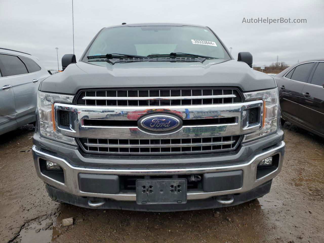 2018 Ford F150 Supercrew Gray vin: 1FTEW1EPXJFA24286