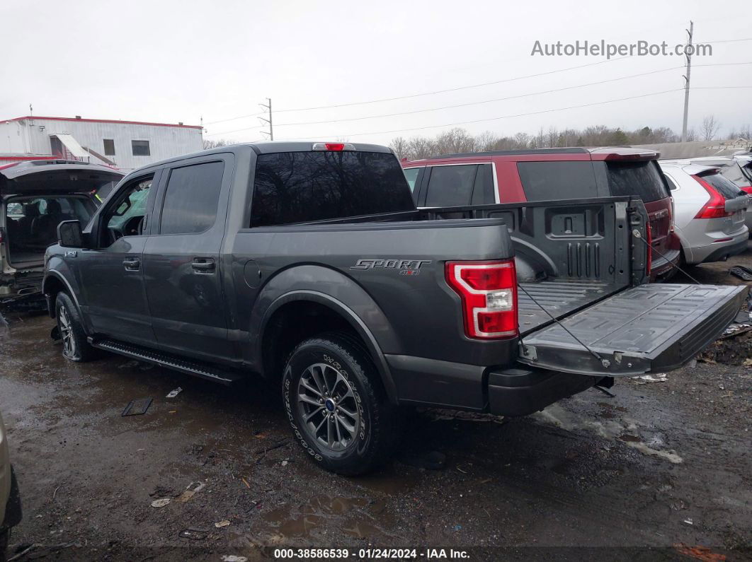 2018 Ford F-150 Xlt Gray vin: 1FTEW1EPXJFC61165