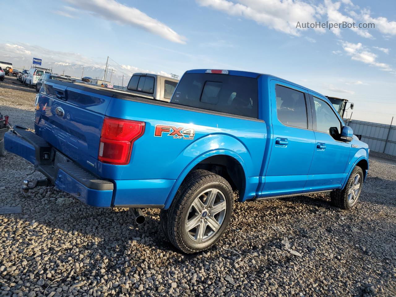 2019 Ford F150 Supercrew Синий vin: 1FTEW1EPXKFB86582