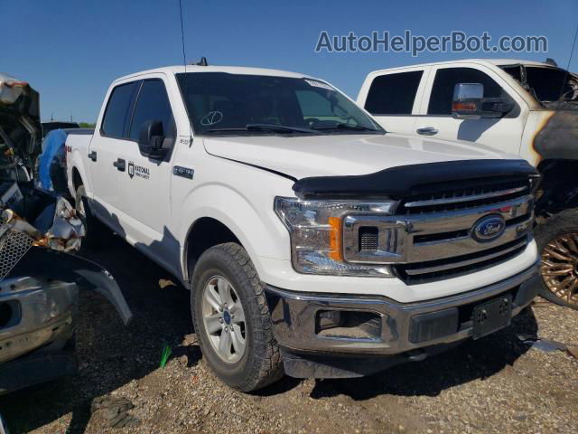 2019 Ford F150 Supercrew White vin: 1FTEW1EPXKKC99715