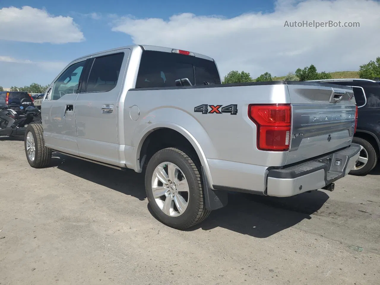 2020 Ford F150 Supercrew Серебряный vin: 1FTEW1EPXLFB30899