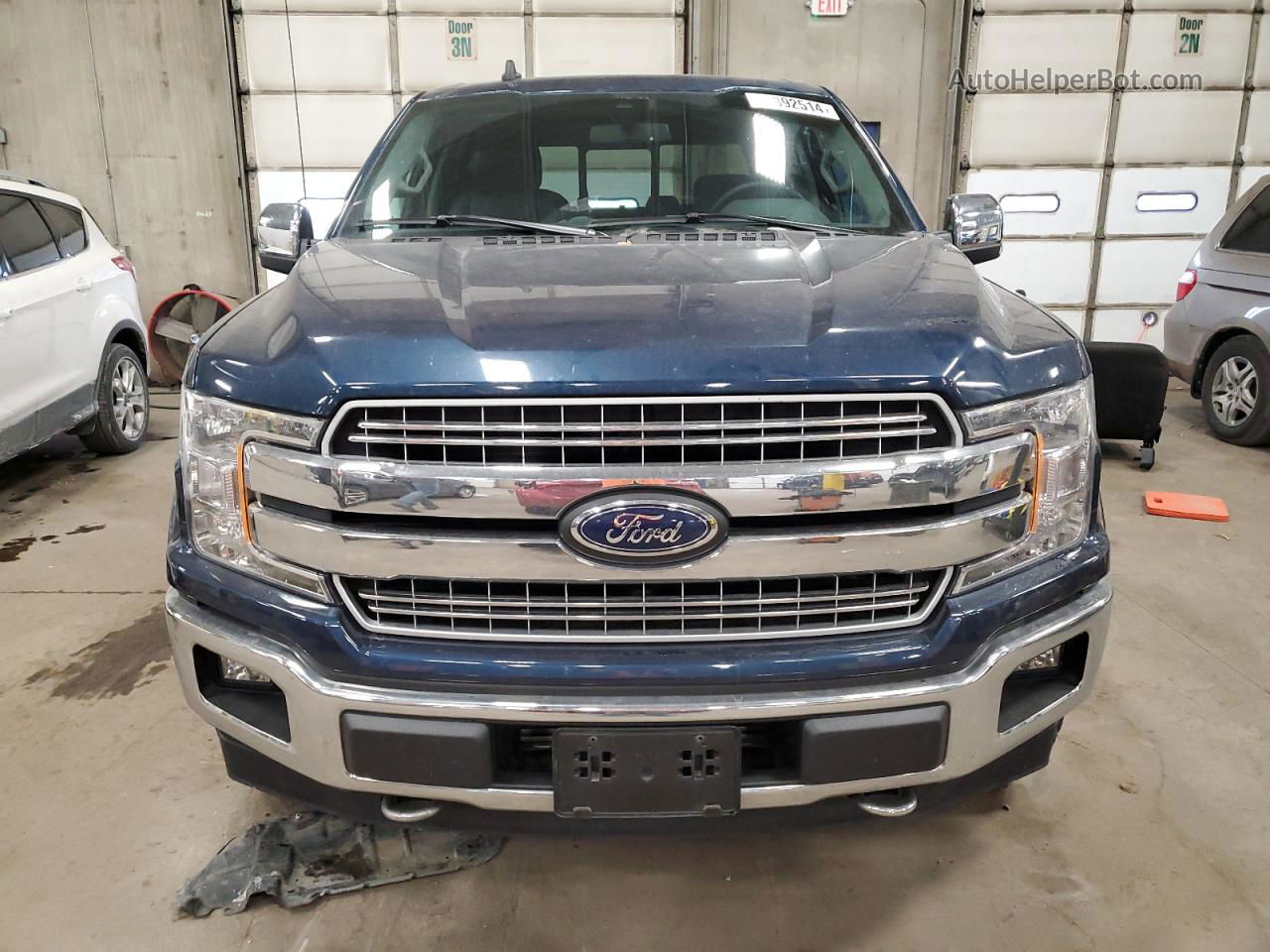 2020 Ford F150 Supercrew Blue vin: 1FTEW1EPXLKE73476