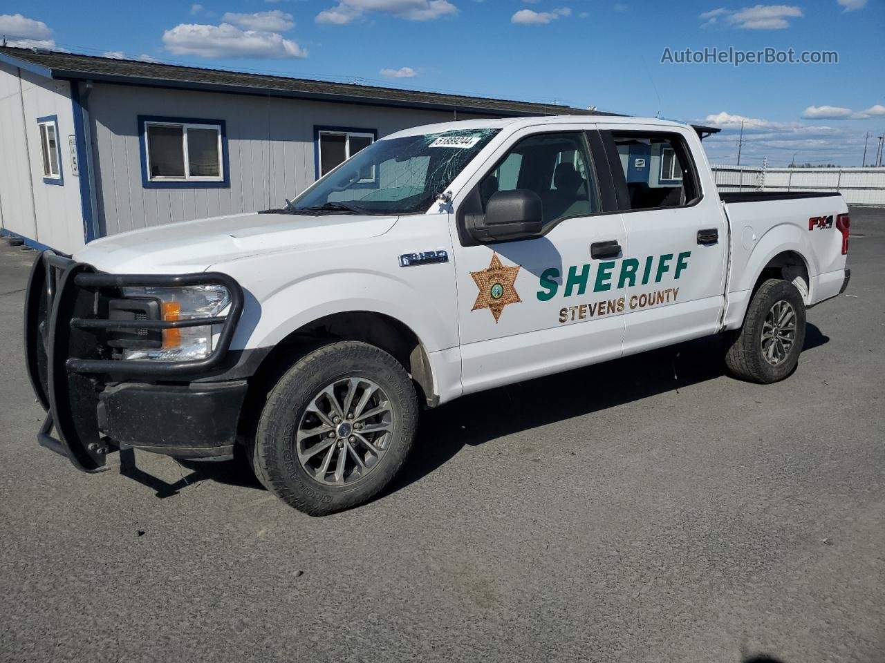 2018 Ford F150 Police Responder White vin: 1FTEW1PG9JKE18821