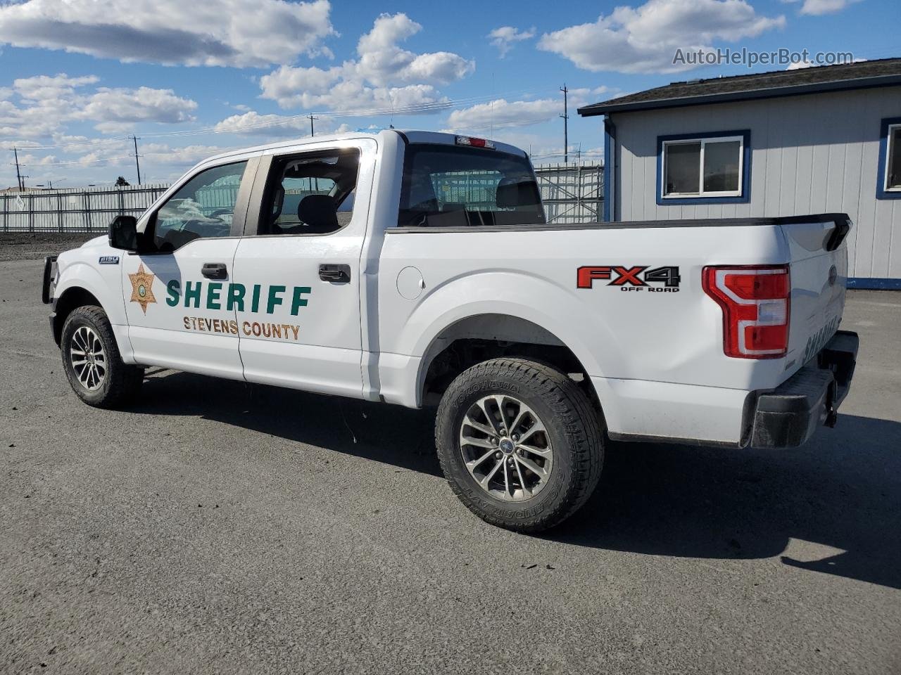 2018 Ford F150 Police Responder White vin: 1FTEW1PG9JKE18821