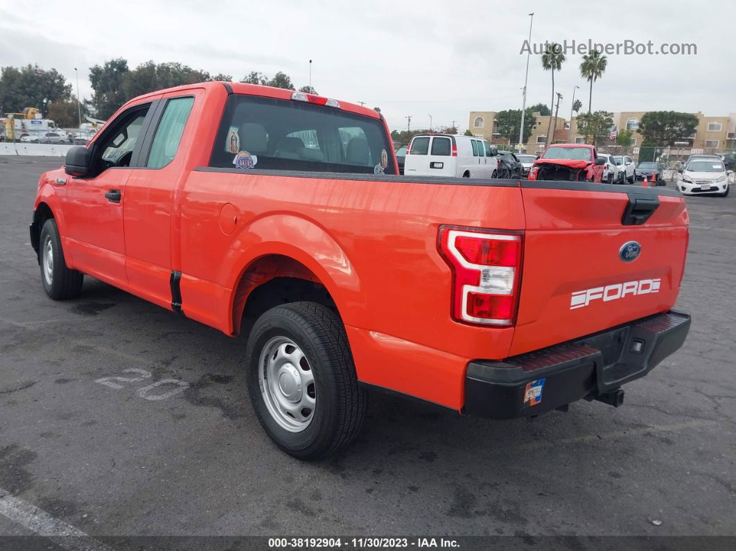 2018 Ford F-150 Xl Orange vin: 1FTEX1C50JKC15978