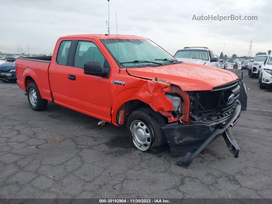 2018 Ford F-150 Xl Orange vin: 1FTEX1C50JKC15978