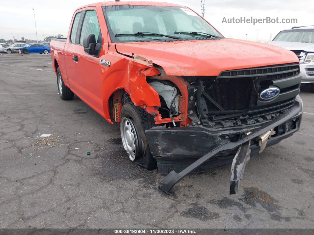 2018 Ford F-150 Xl Orange vin: 1FTEX1C50JKC15978