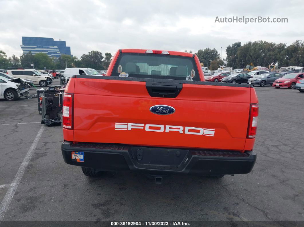 2018 Ford F-150 Xl Orange vin: 1FTEX1C50JKC15978