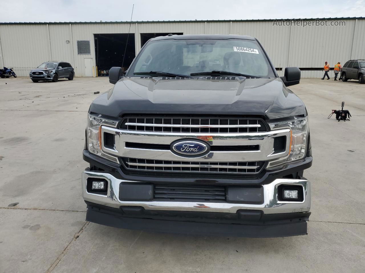 2018 Ford F150 Super Cab Black vin: 1FTEX1C51JFC59559