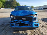 2020 Ford F150 Super Cab Blue vin: 1FTEX1C54LKE91227