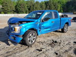 2020 Ford F150 Super Cab Blue vin: 1FTEX1C54LKE91227