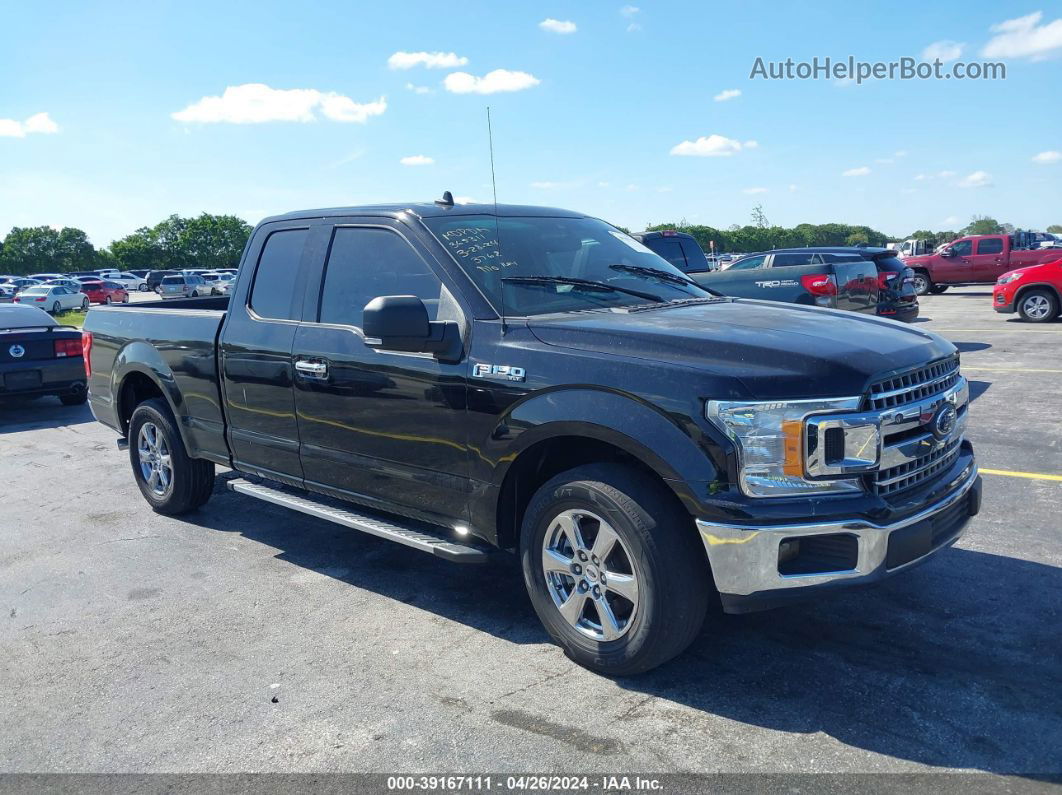 2019 Ford F-150 Xlt Black vin: 1FTEX1C55KKD13762