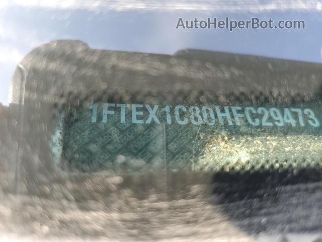 2017 Ford F150 Super Cab Gray vin: 1FTEX1C80HFC29473
