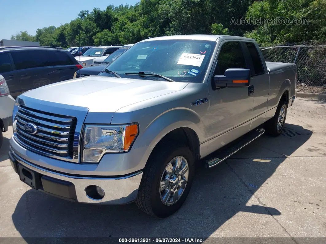 2010 Ford F-150 Xlt Silver vin: 1FTEX1C82AFB18395