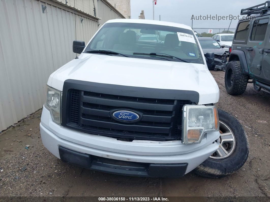 2010 Ford F-150 Xl White vin: 1FTEX1C82AKE63675