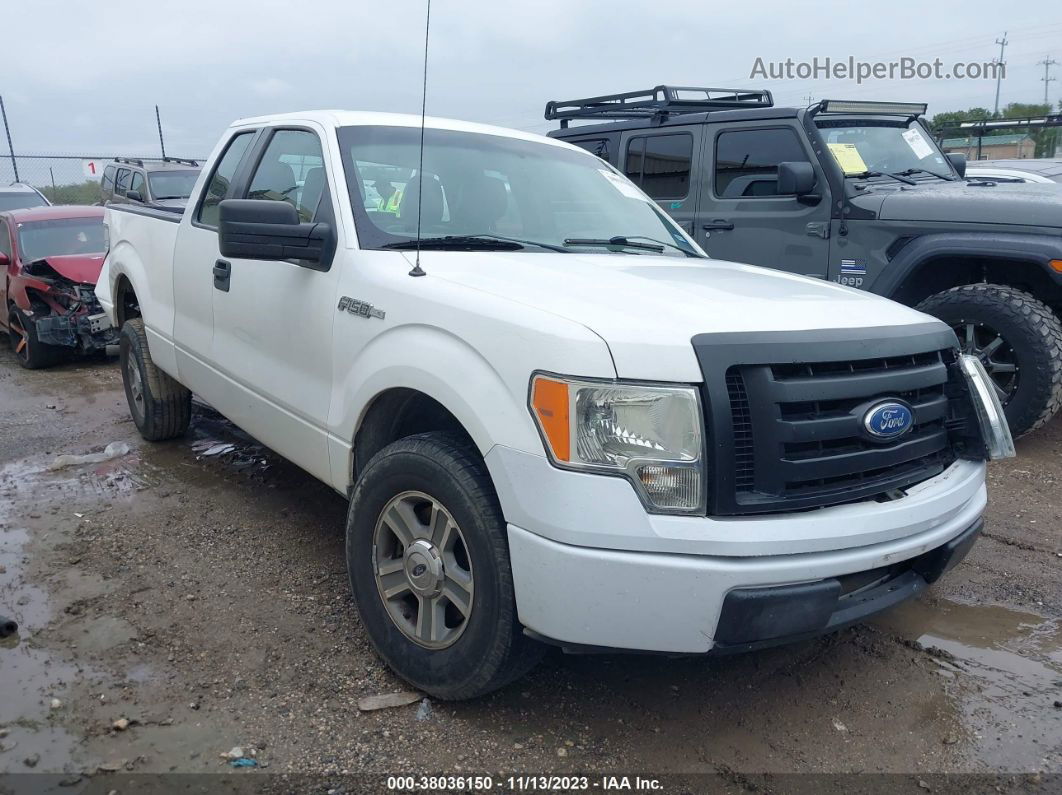 2010 Ford F-150 Xl White vin: 1FTEX1C82AKE63675