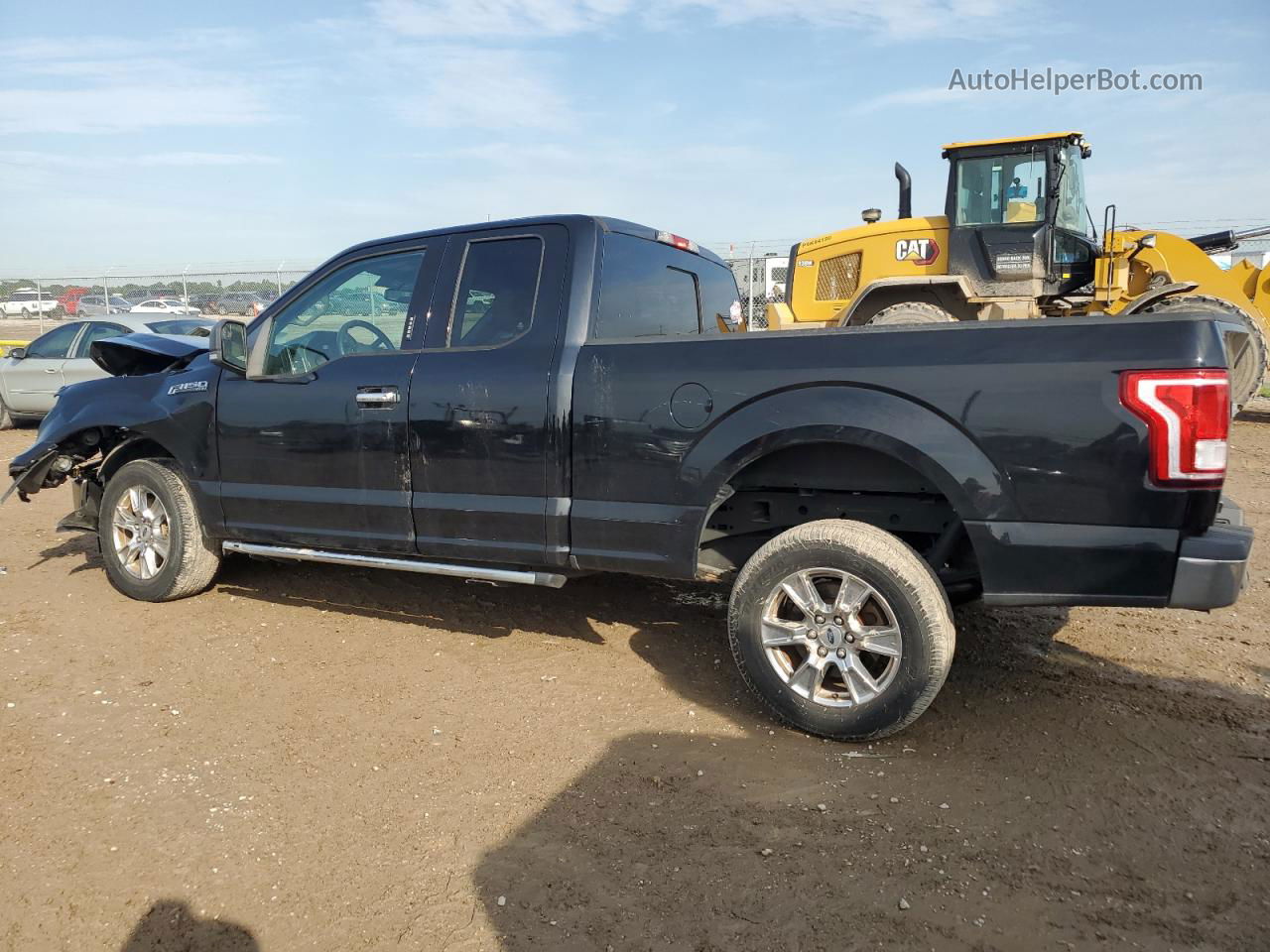 2017 Ford F150 Super Cab Черный vin: 1FTEX1C82HKD07338