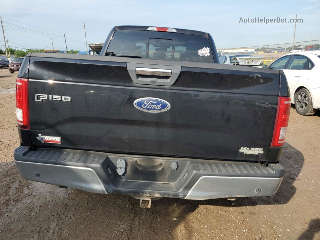 2017 Ford F150 Super Cab Black vin: 1FTEX1C82HKD07338