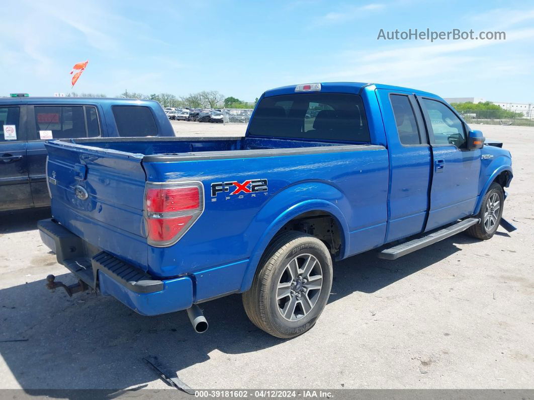 2010 Ford F-150 Fx2 Sport/stx/xl/xlt Blue vin: 1FTEX1C85AKC01360