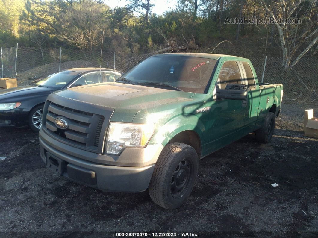 2010 Ford F-150 Stx/xl/xlt Green vin: 1FTEX1C86AKA19327