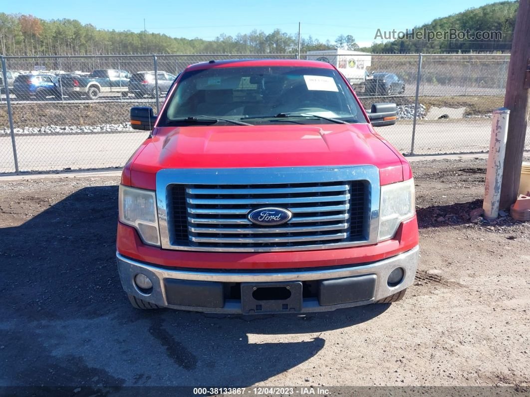2010 Ford F-150 Xlt Red vin: 1FTEX1C89AFD01356