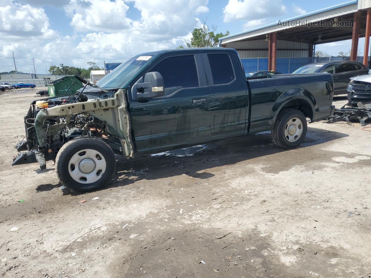 2017 Ford F150 Super Cab Black vin: 1FTEX1C8XHKC93463