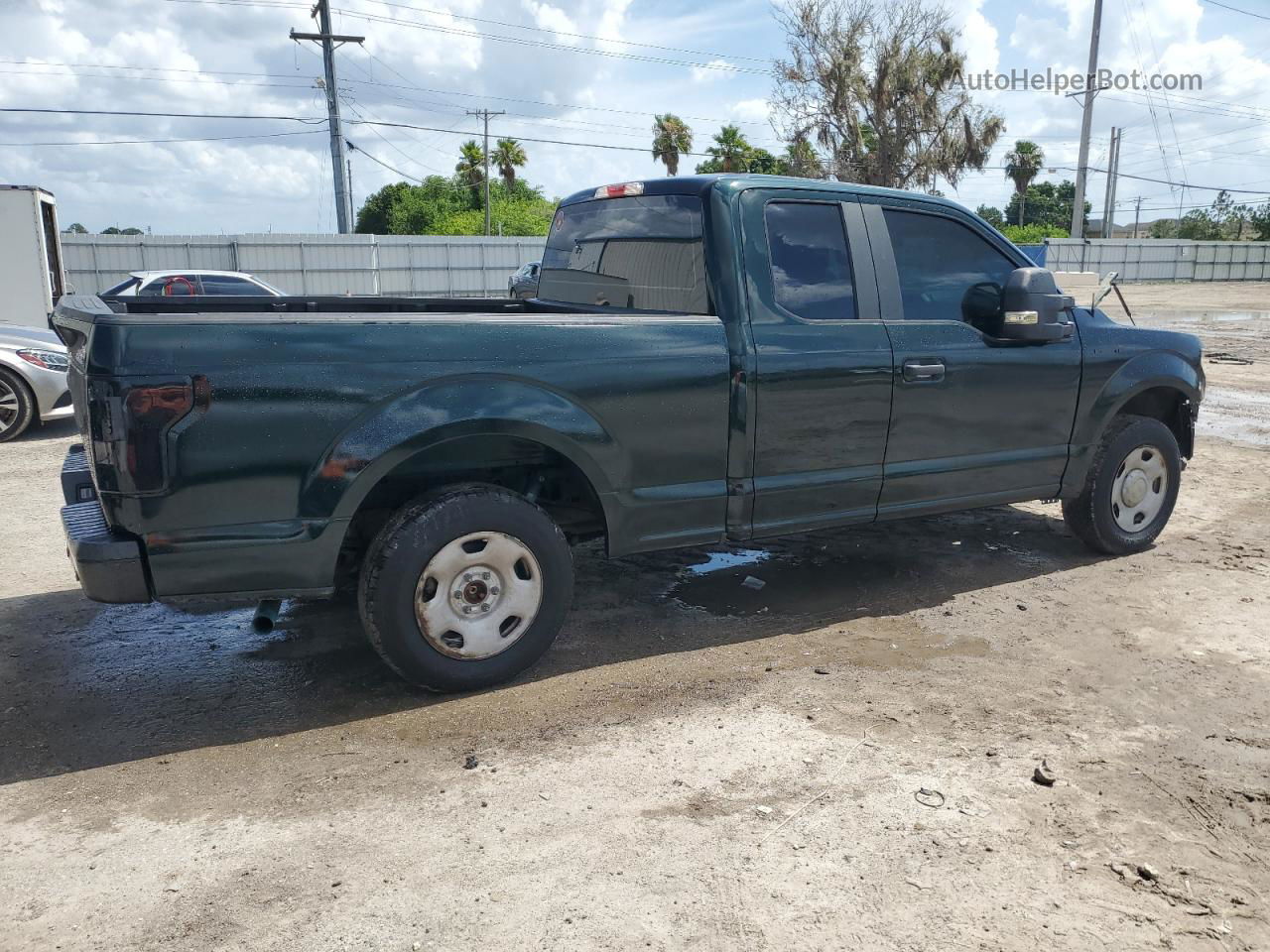 2017 Ford F150 Super Cab Black vin: 1FTEX1C8XHKC93463