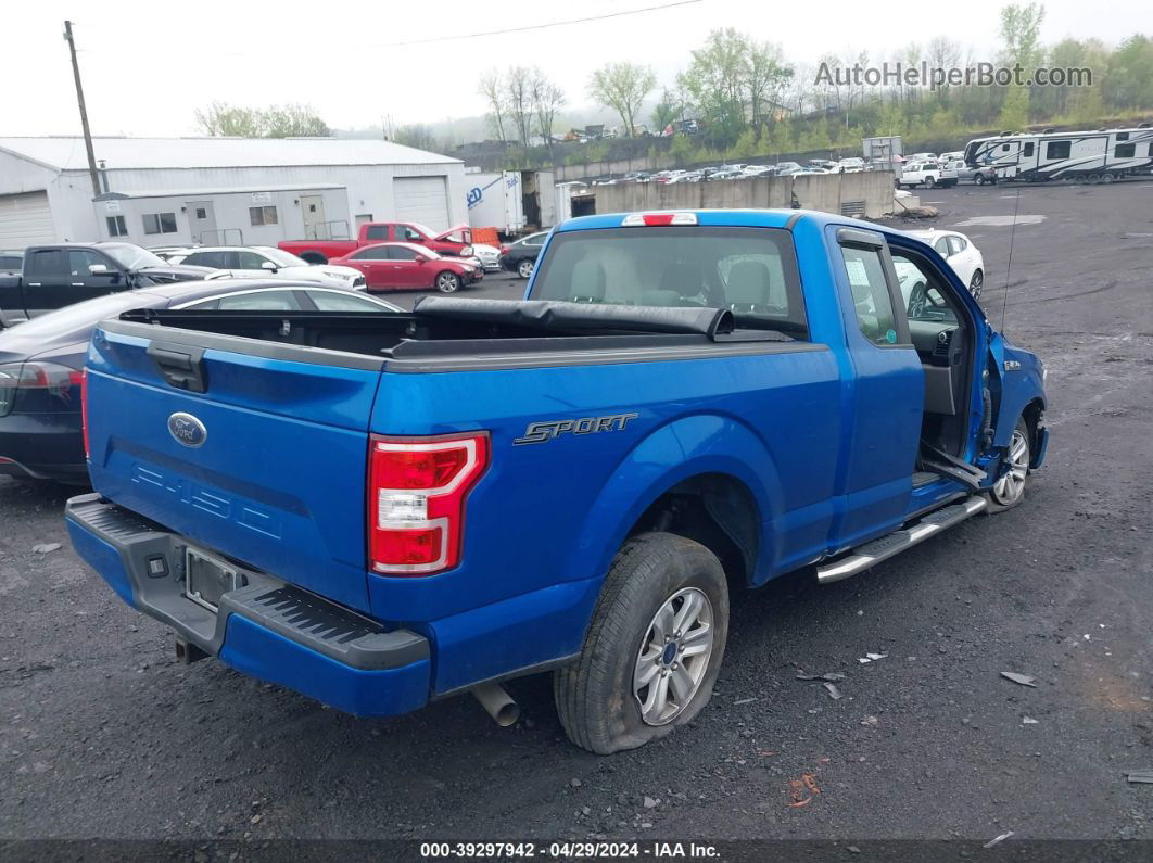 2019 Ford F-150 Xl Blue vin: 1FTEX1CB0KFB43941